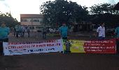 Intersindical realiza manifesto em frente a Prefeitura de Santa Rosa